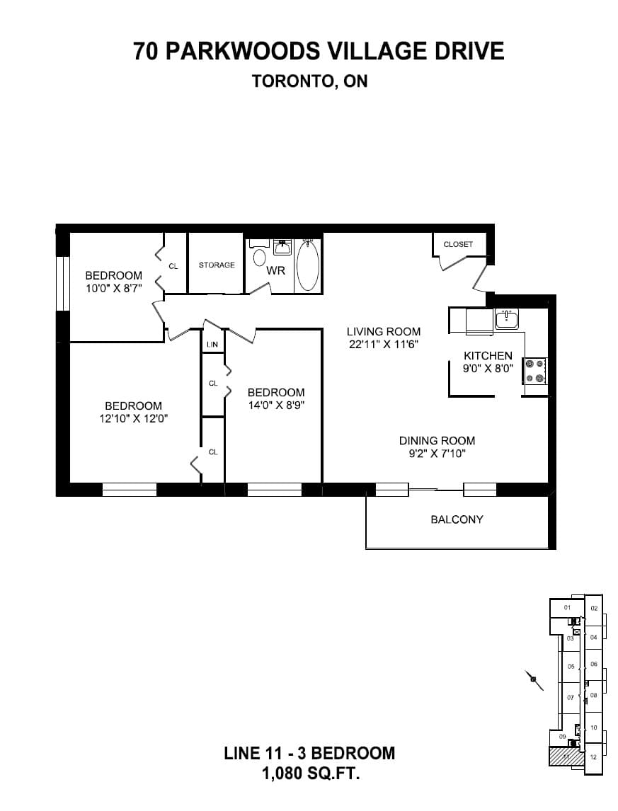 70 Parkwoods Village Drive — 3 Bedroom 411 - Photo 12