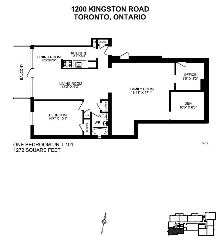 1150/1200 Kingston Road — 2 Bedroom 1200-307 - Photo 10