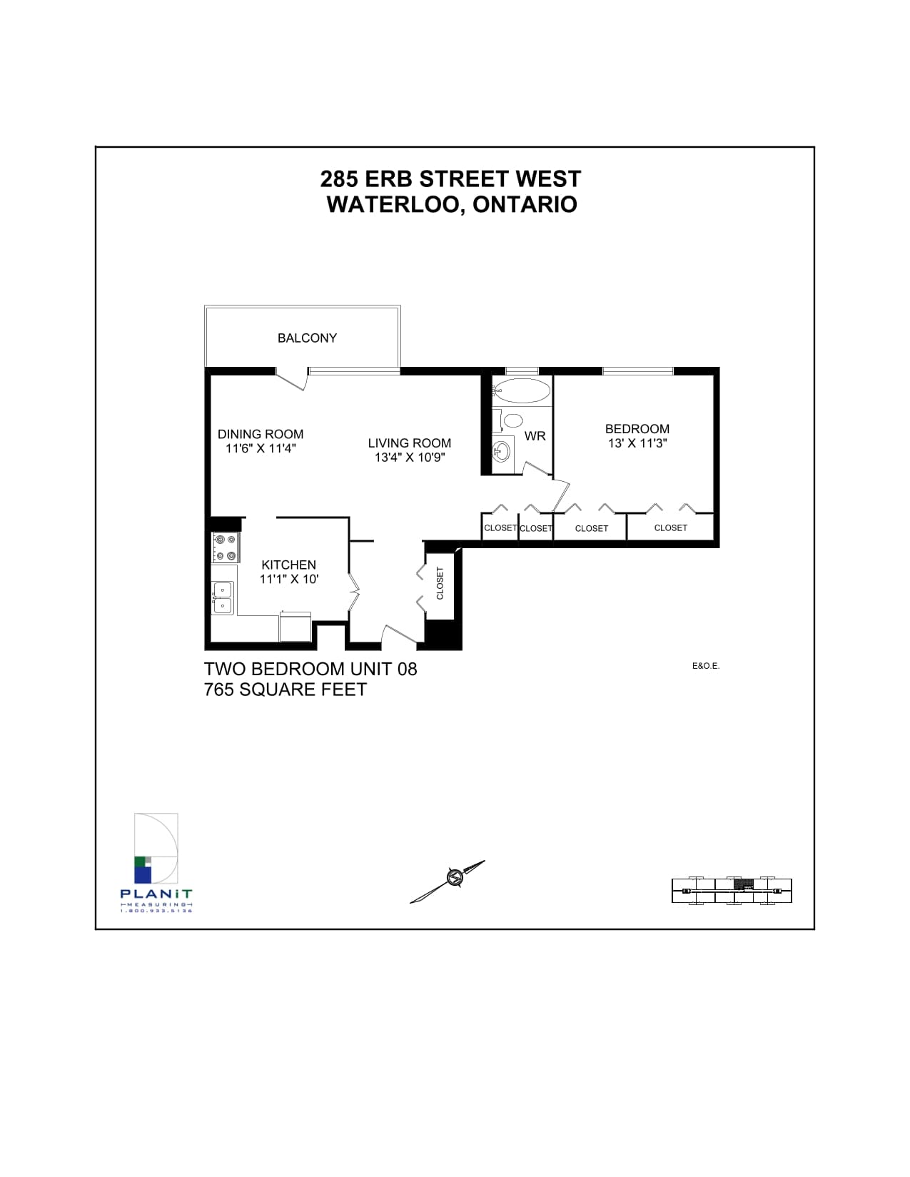 285 Erb Street W — 3 Bedroom 0801 - Photo 2