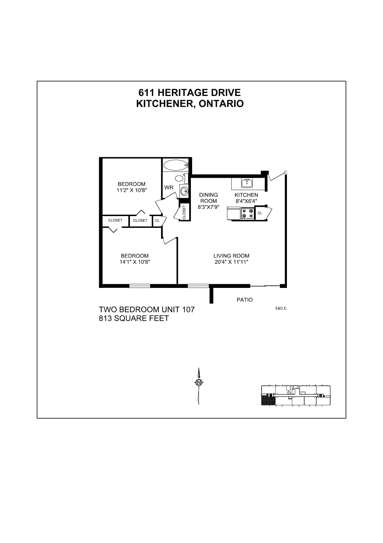 607 & 611 Heritage Drive — 1 Bedroom 611-0109 - Photo 35
