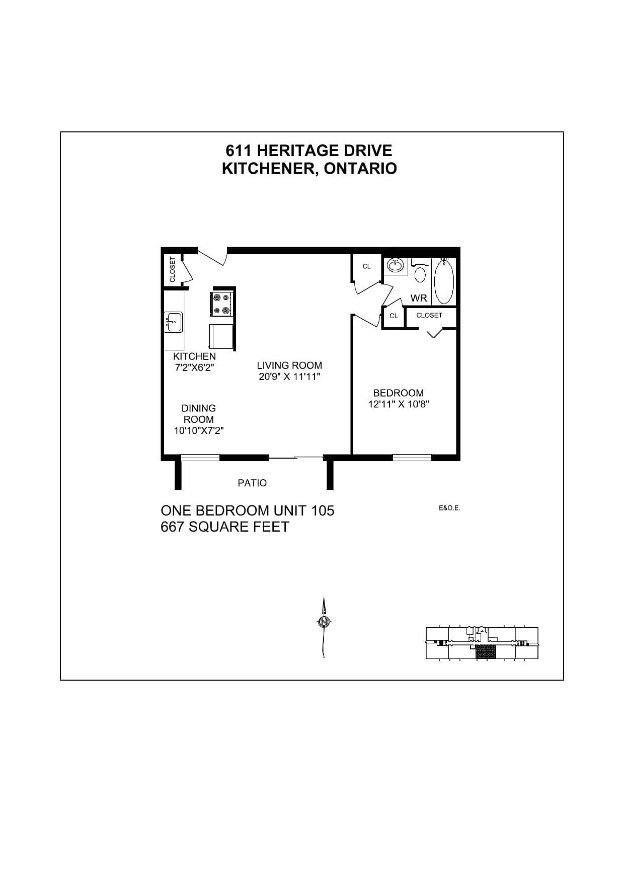 607 & 611 Heritage Drive — 1 Bedroom 611-0109 - Photo 28