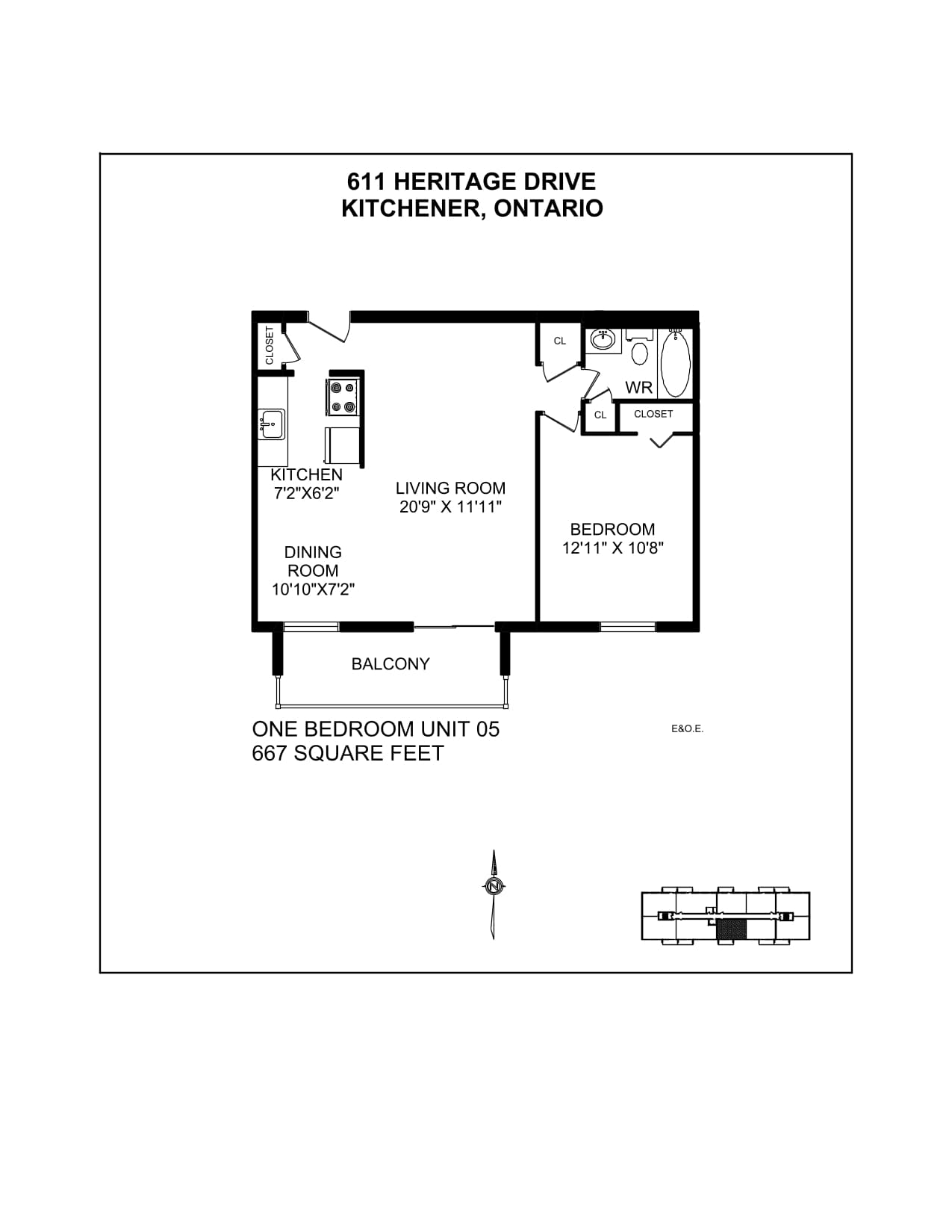 607 & 611 Heritage Drive — 1 Bedroom 611-0109 - Photo 29