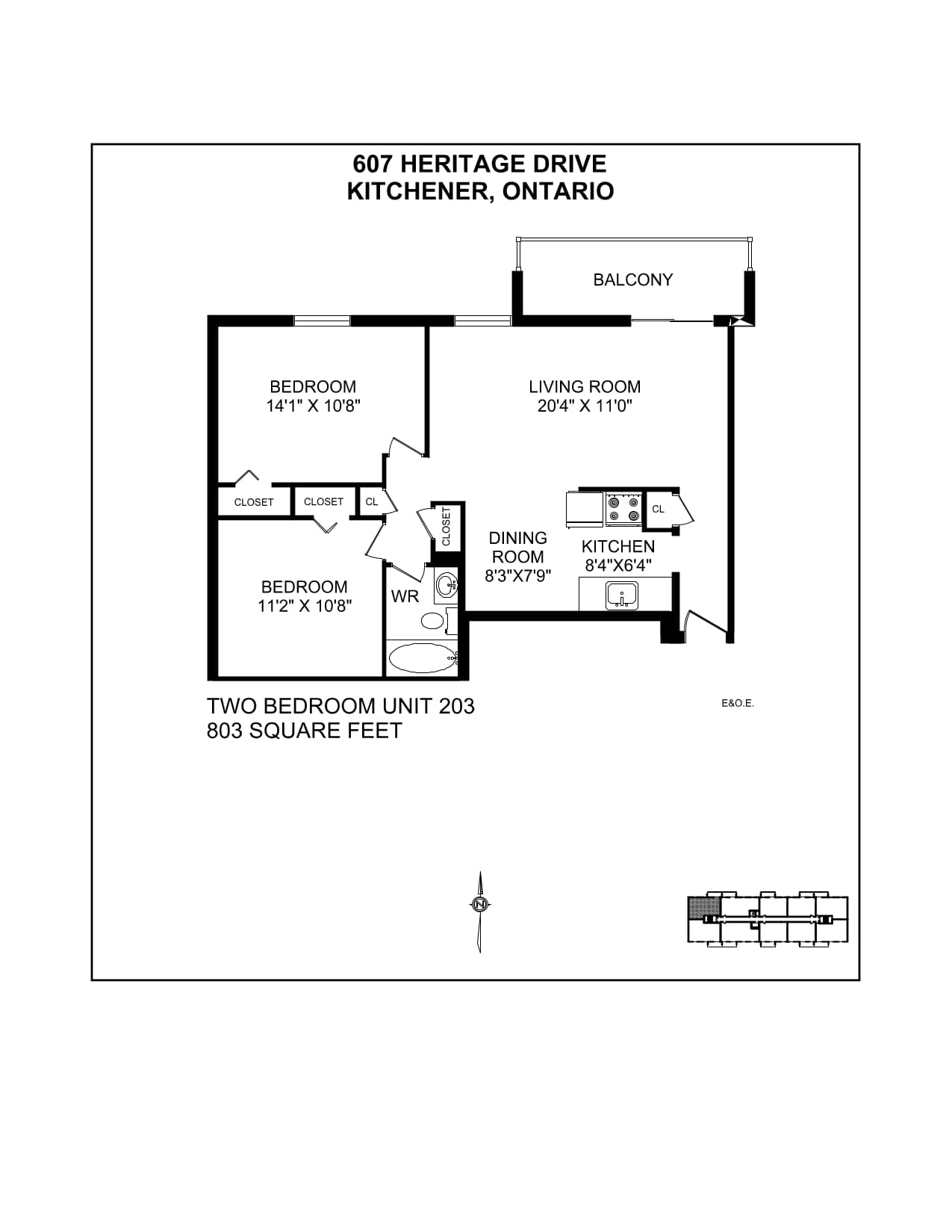 607 & 611 Heritage Drive — 1 Bedroom 611-0109 - Photo 57