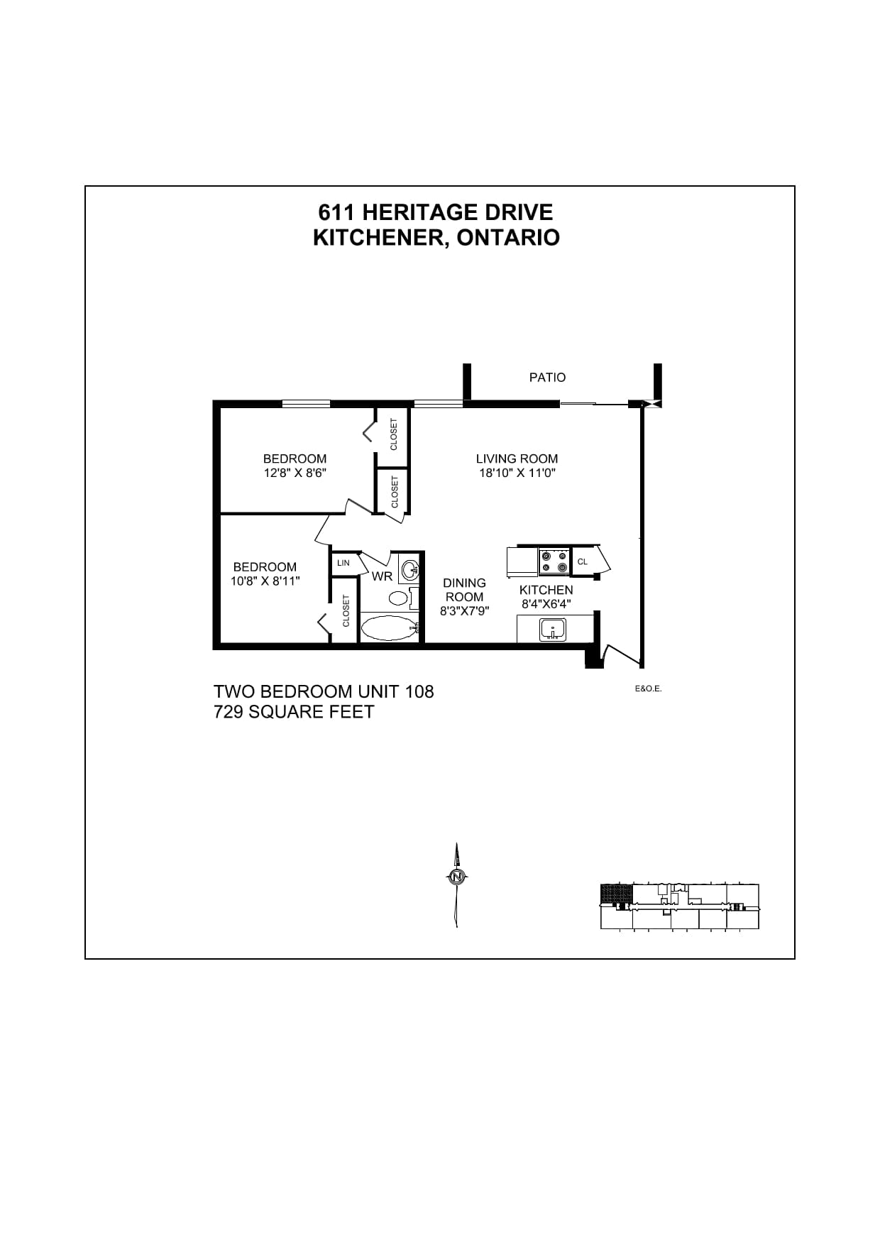 607 & 611 Heritage Drive — 1 Bedroom 611-0109 - Photo 53