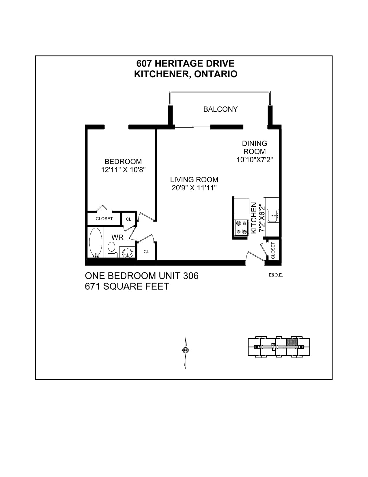607 & 611 Heritage Drive — 1 Bedroom 611-0109 - Photo 23
