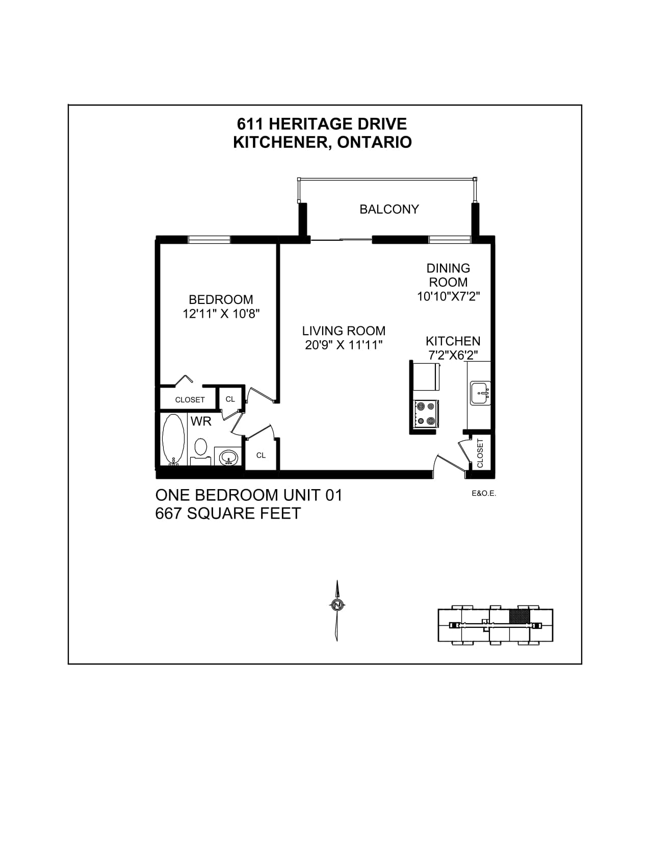 607 & 611 Heritage Drive — 1 Bedroom 611-0109 - Photo 31
