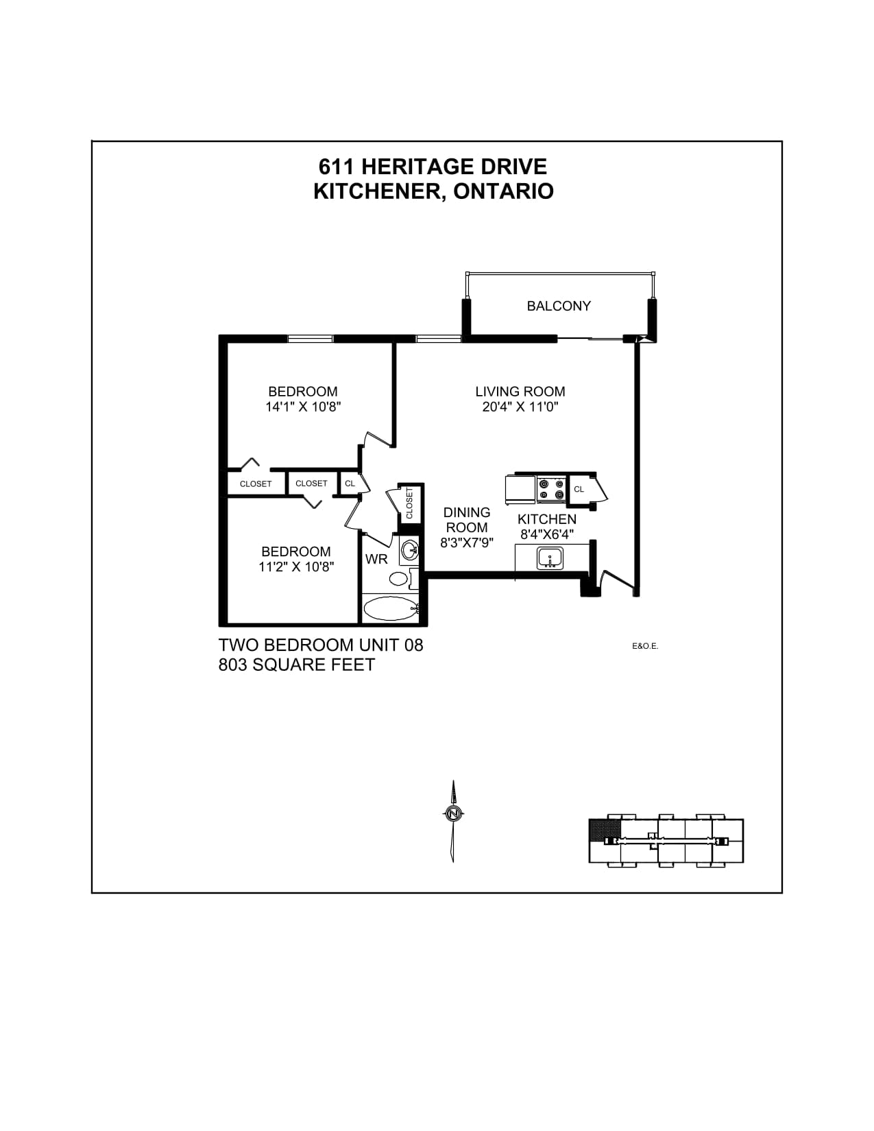 607 & 611 Heritage Drive — 1 Bedroom 611-0109 - Photo 63