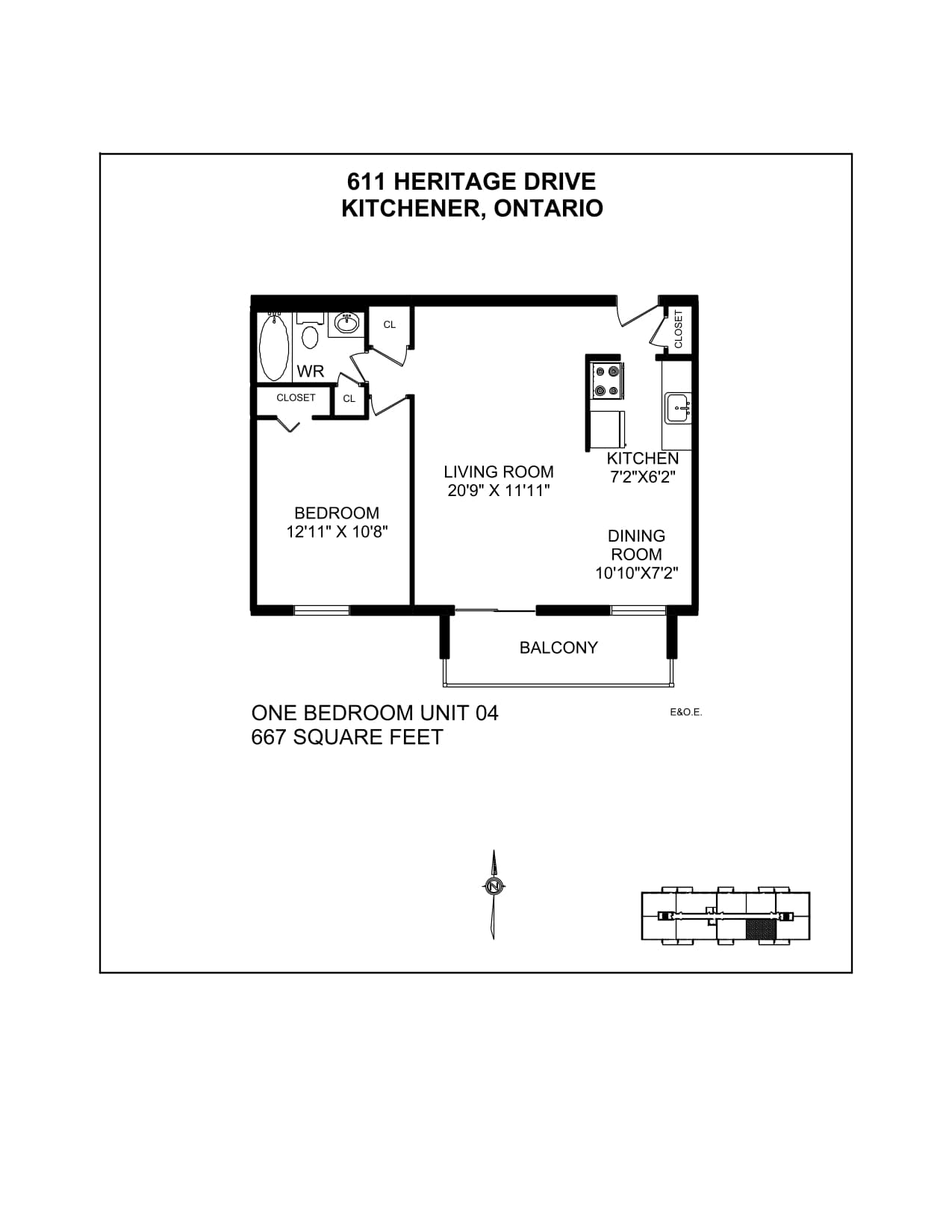 607 & 611 Heritage Drive — 1 Bedroom 611-0109 - Photo 33