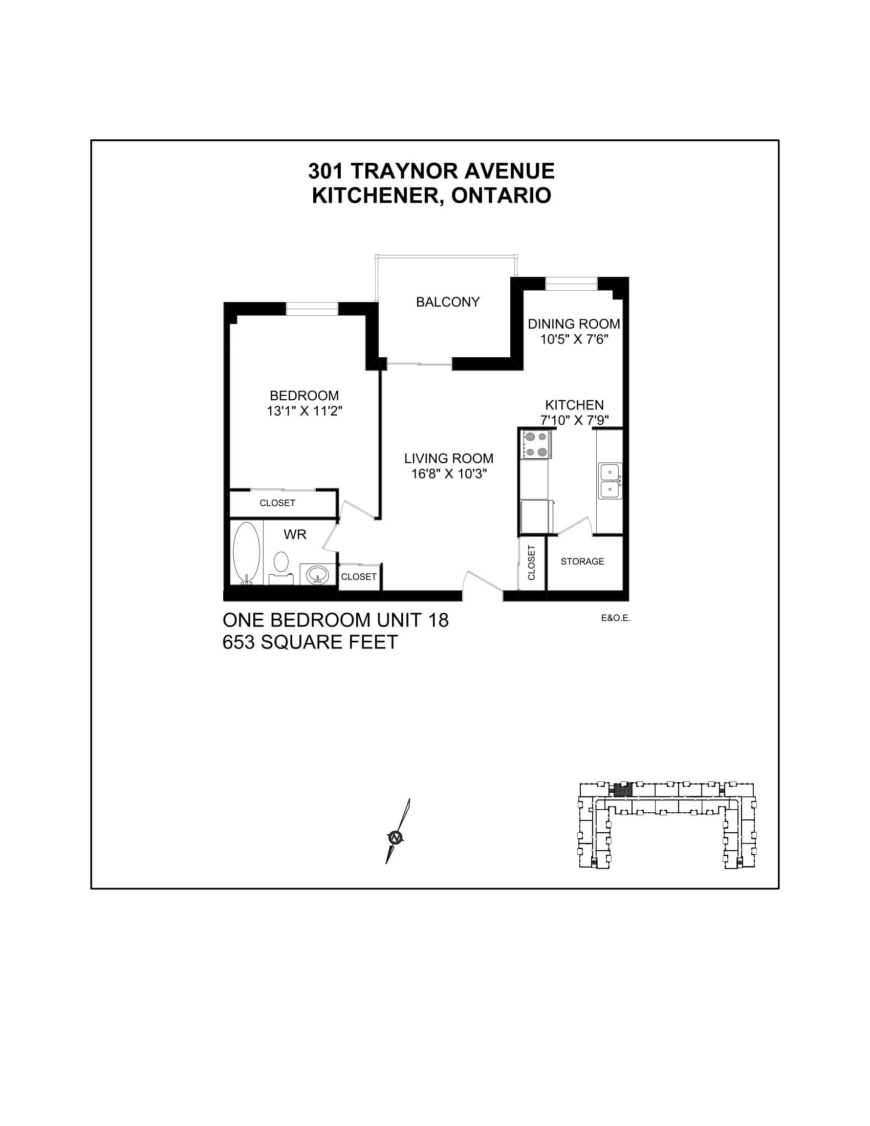 301-341 Traynor Avenue & 551-553 Vanier Drive — 2 Bedroom 301-0201 - Photo 2