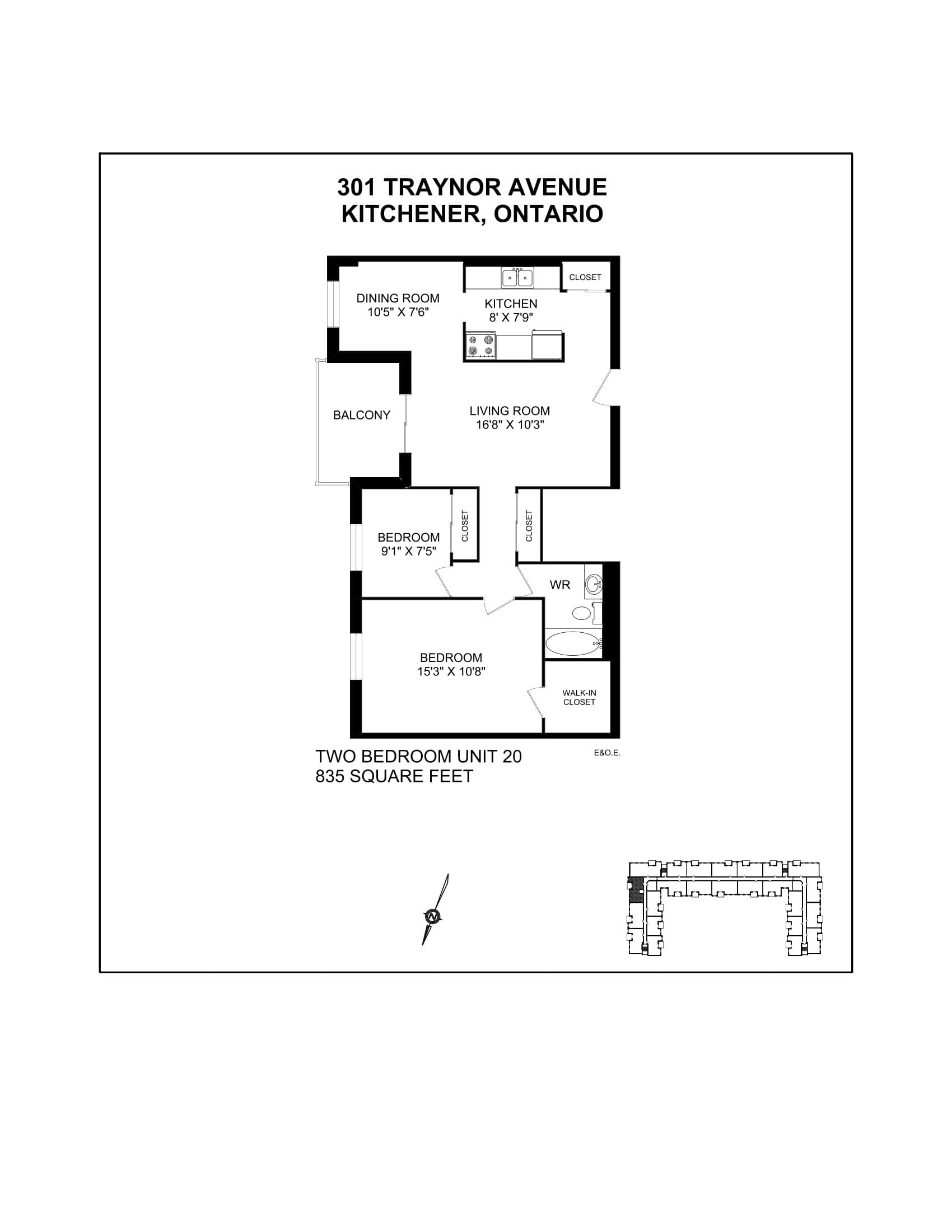 301-341 Traynor Avenue & 551-553 Vanier Drive — 2 Bedroom 301-0201 - Photo 60