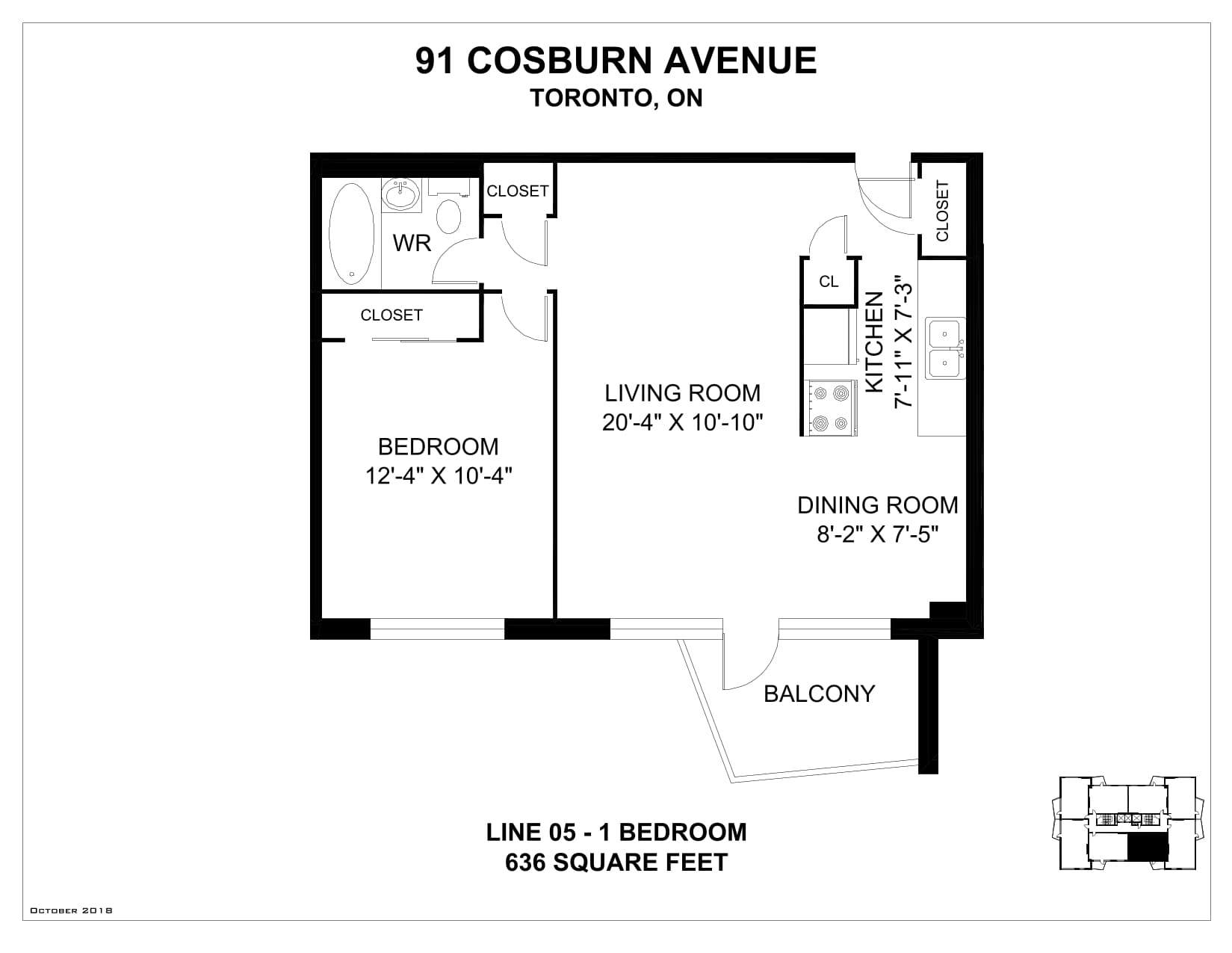 91 Cosburn Avenue — 1 Bedroom 0307 - Photo 9