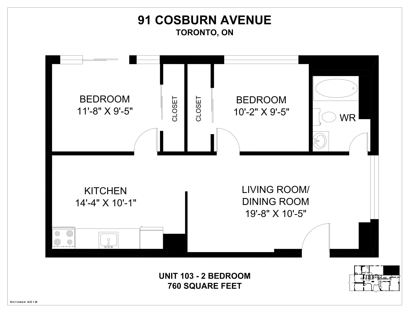 91 Cosburn Avenue — 1 Bedroom 0307 - Photo 11
