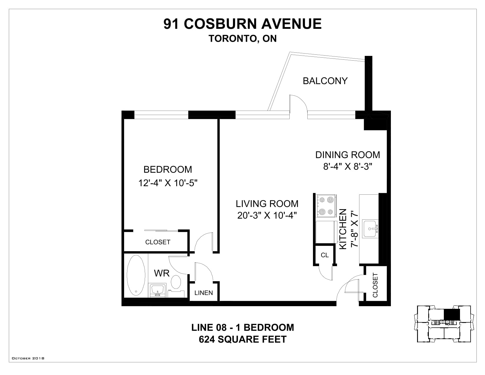 91 Cosburn Avenue — 1 Bedroom 0307 - Photo 5