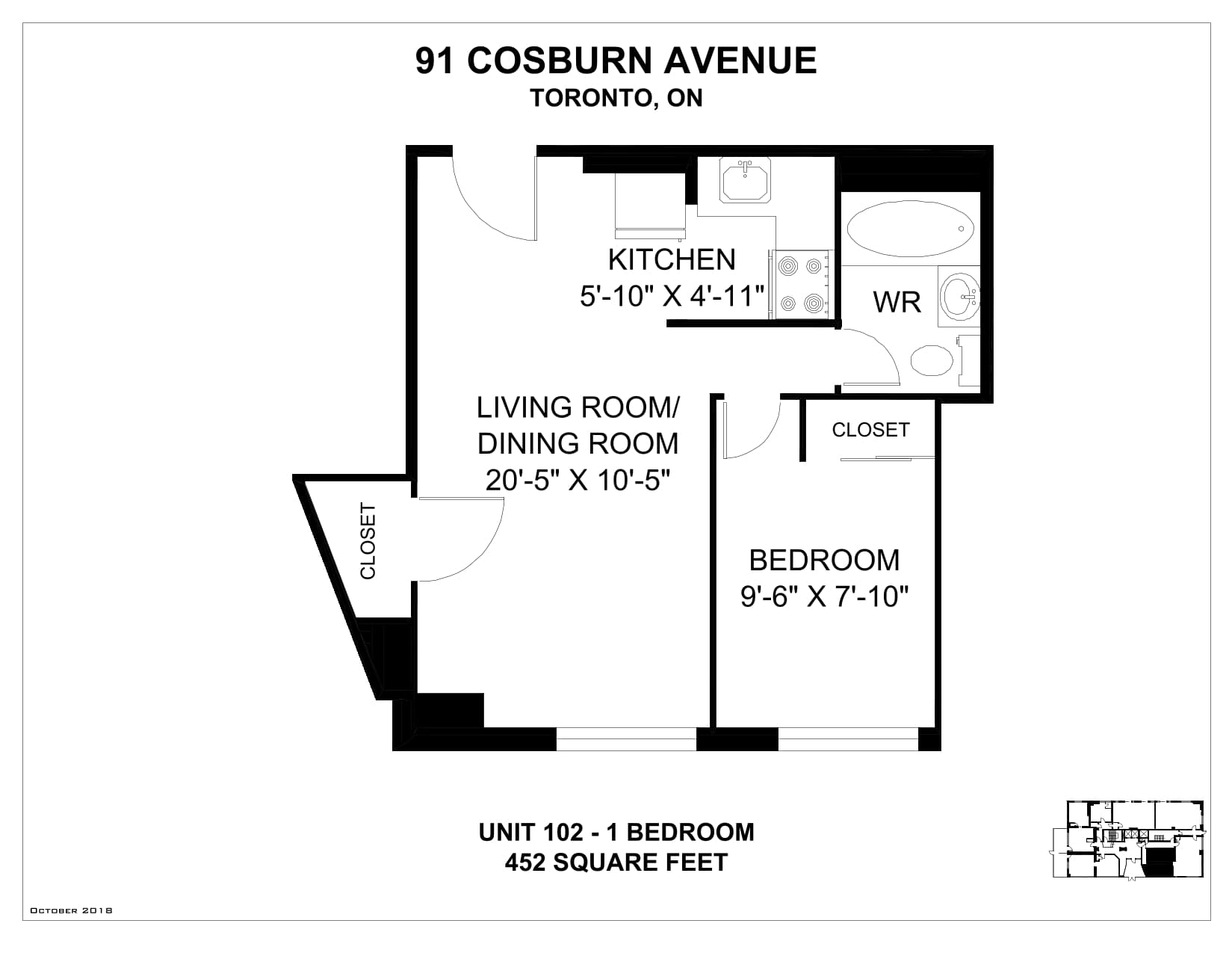 91 Cosburn Avenue — 1 Bedroom 0307 - Photo 2