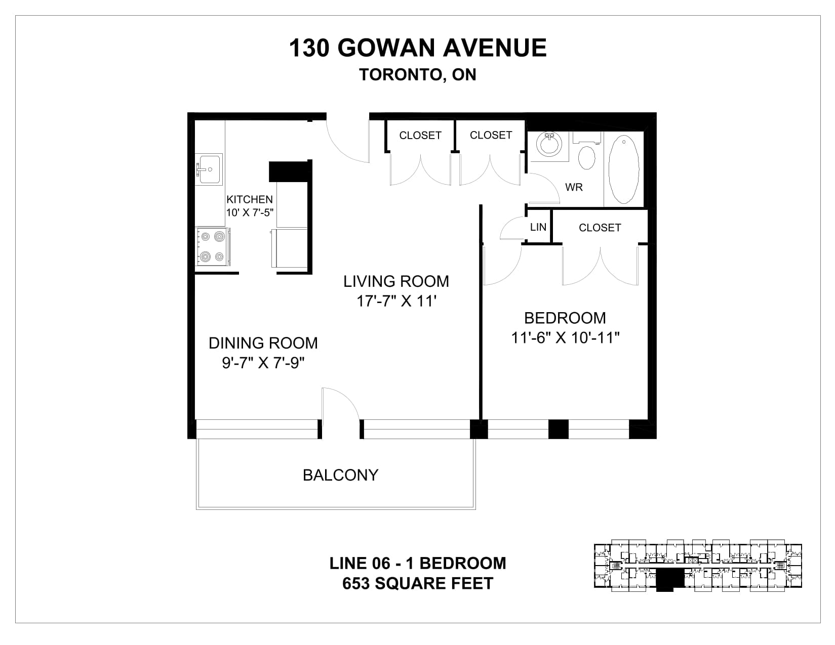 130 Gowan Ave — 1 Bedroom 0712 - Photo 11