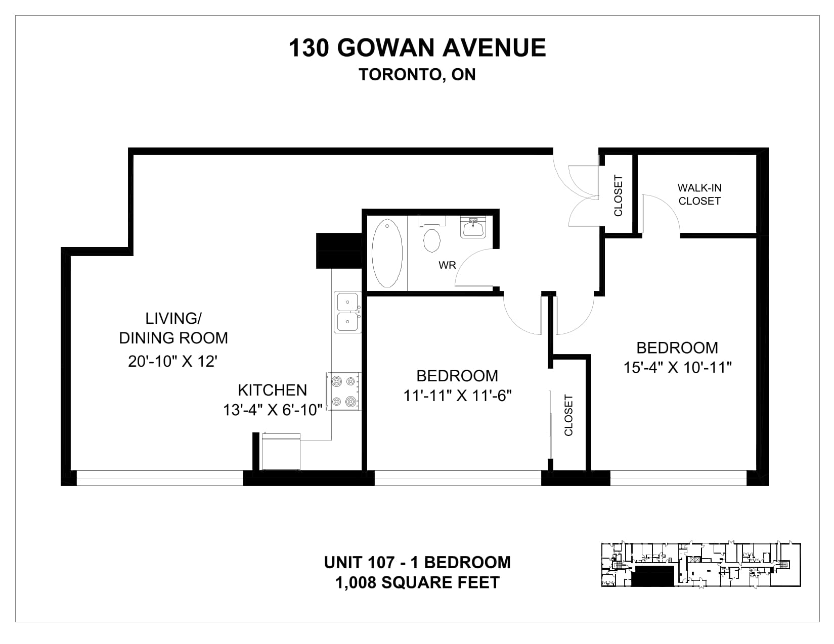 130 Gowan Ave — 1 Bedroom 0712 - Photo 16
