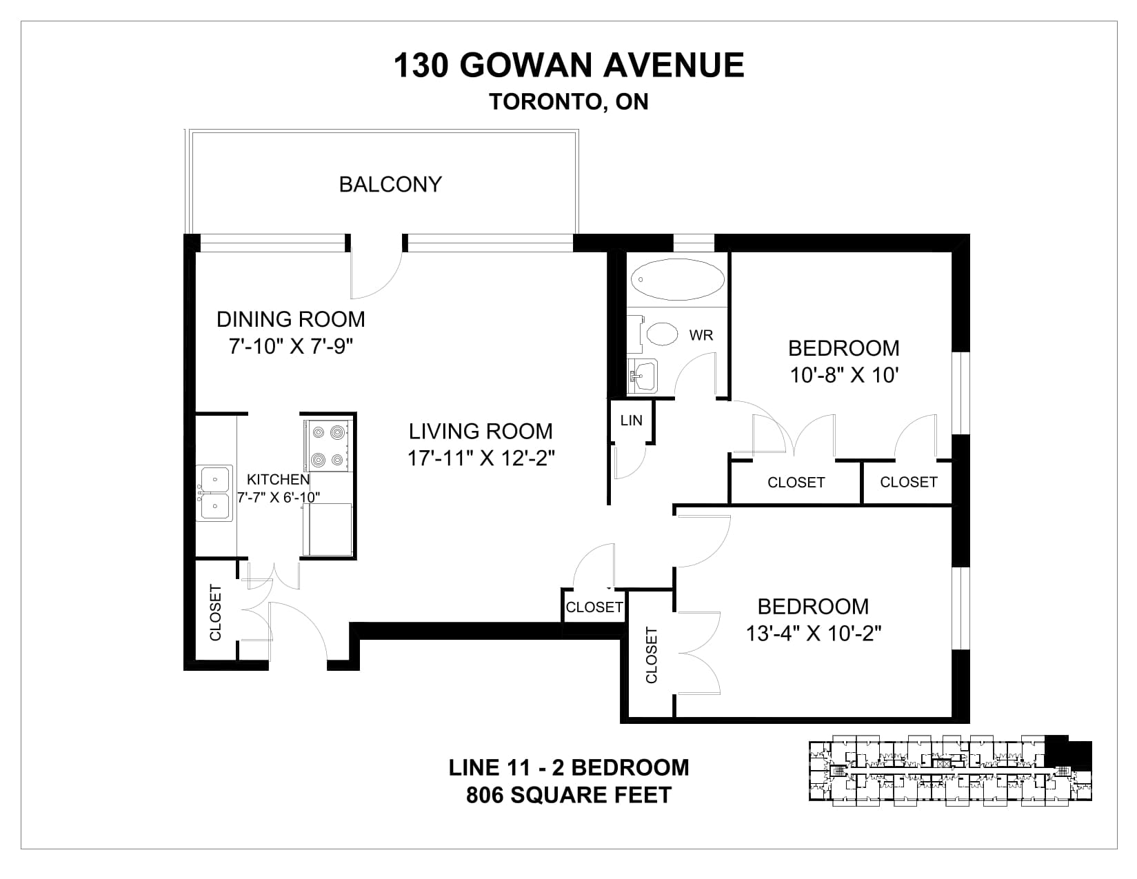 130 Gowan Ave — 1 Bedroom 0712 - Photo 20