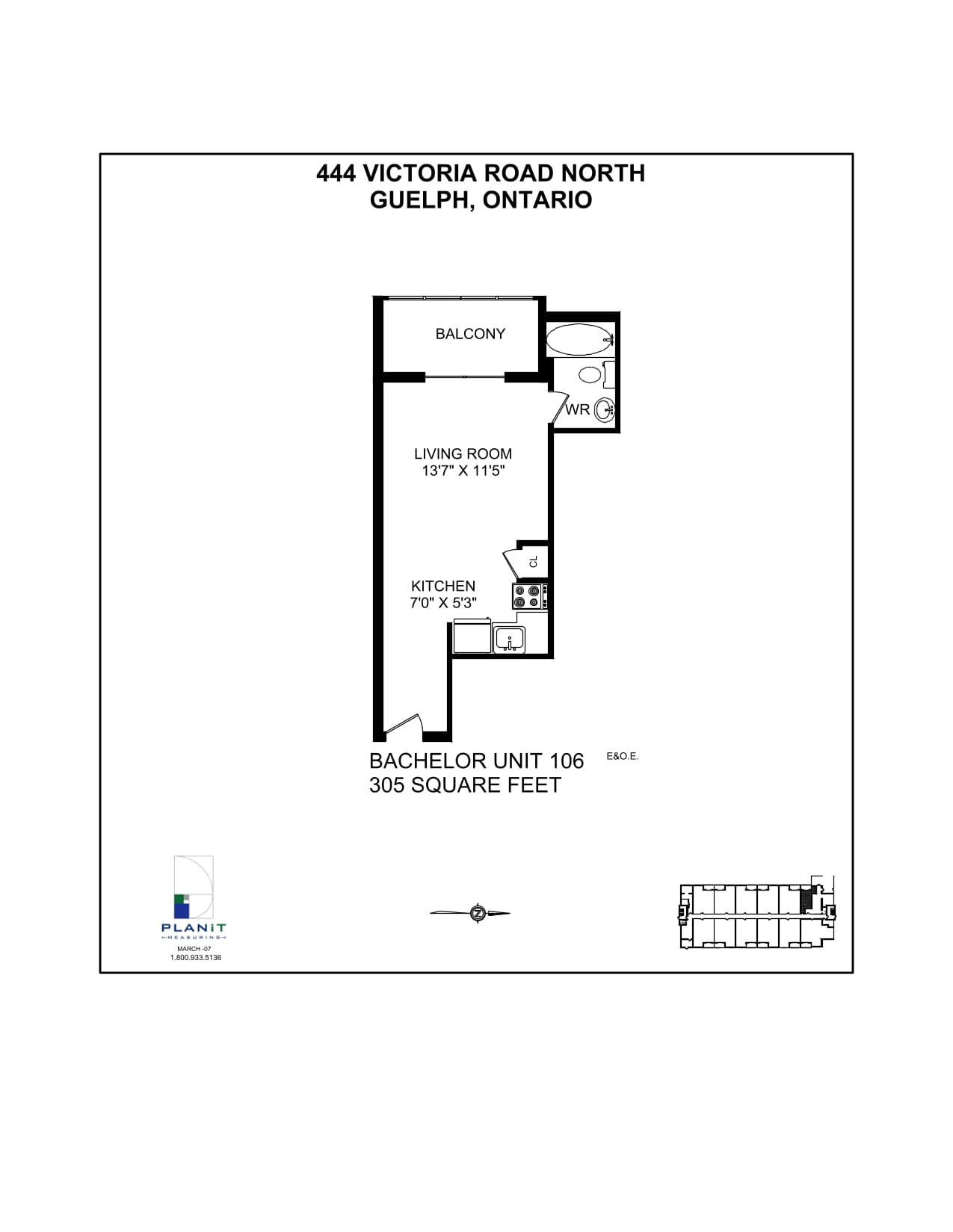 444 Victoria Road N — 1 Bedroom 0105 - Photo 1