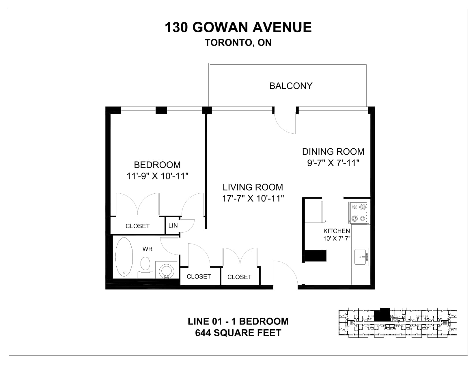 130 Gowan Ave — 1 Bedroom 0712 - Photo 7