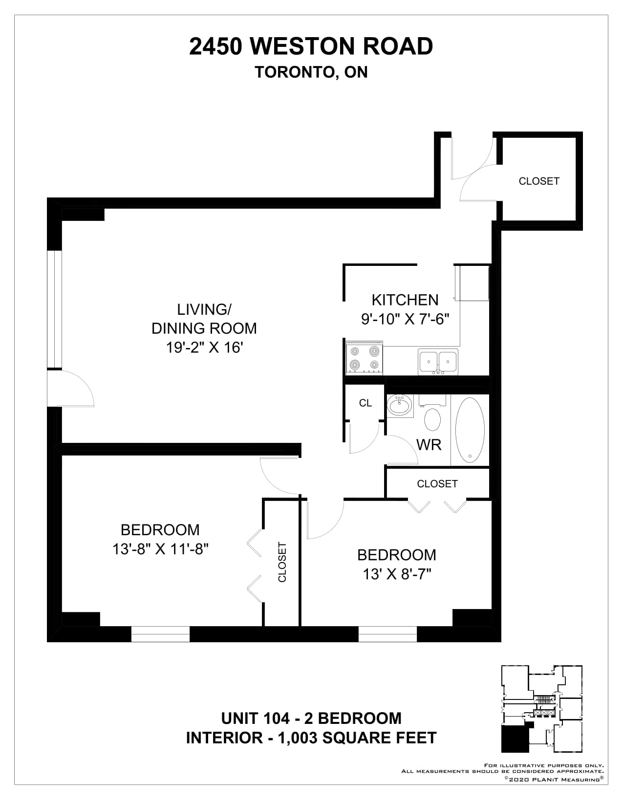 2450 & 2460 Weston Rd — 2 Bedroom 50-1401 - Photo 12