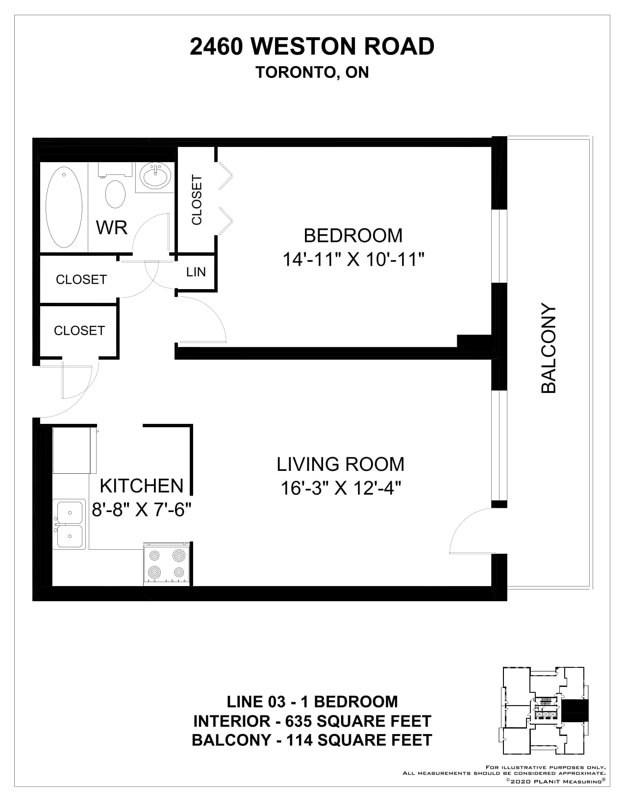 2450 & 2460 Weston Rd — 2 Bedroom 50-1401 - Photo 3