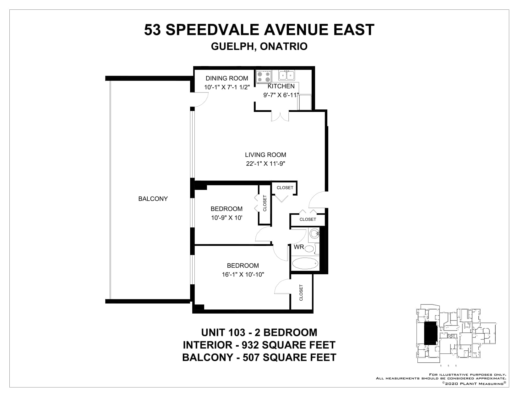 53-65 Speedvale Avenue — 2 Bedroom 60107 - Photo 9