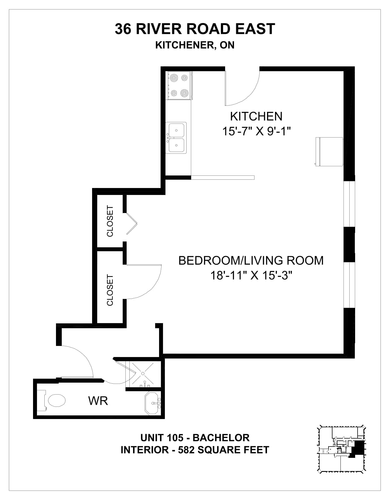 36 River Road East — 3 Bedroom 0102