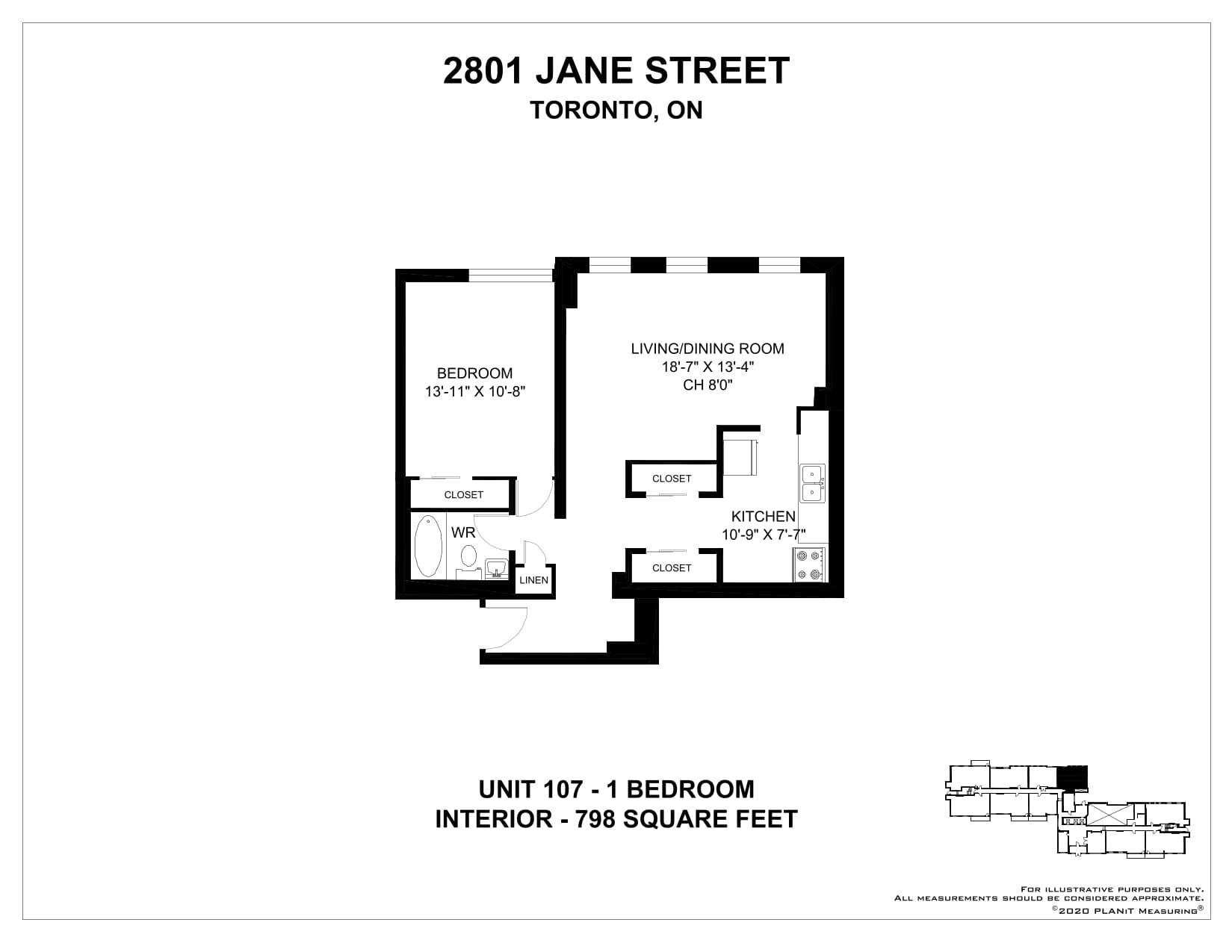 2801 Jane Street — 3 Bedroom 0601
