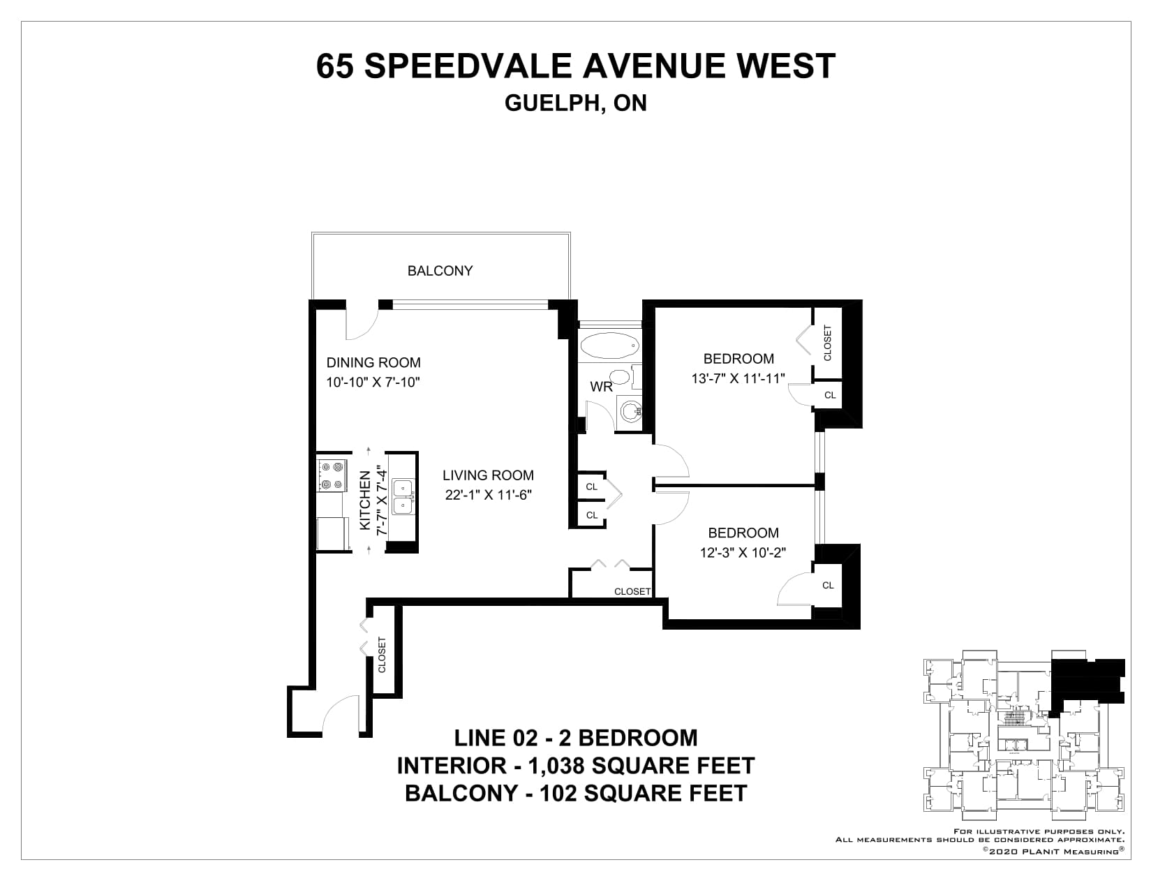 53-65 Speedvale Avenue — 2 Bedroom 60107 - Photo 21
