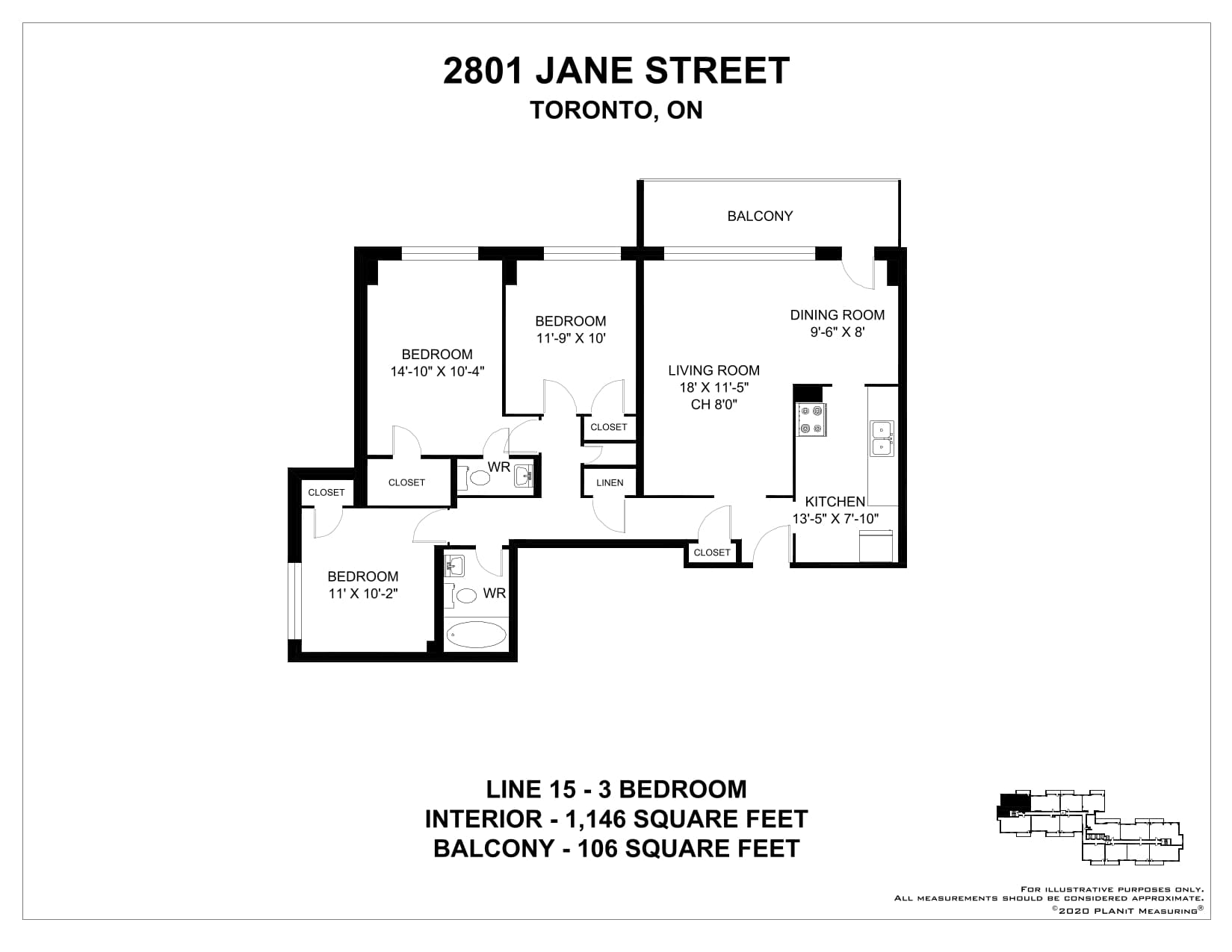 2801 Jane Street — 3 Bedroom 0601 - Photo 36