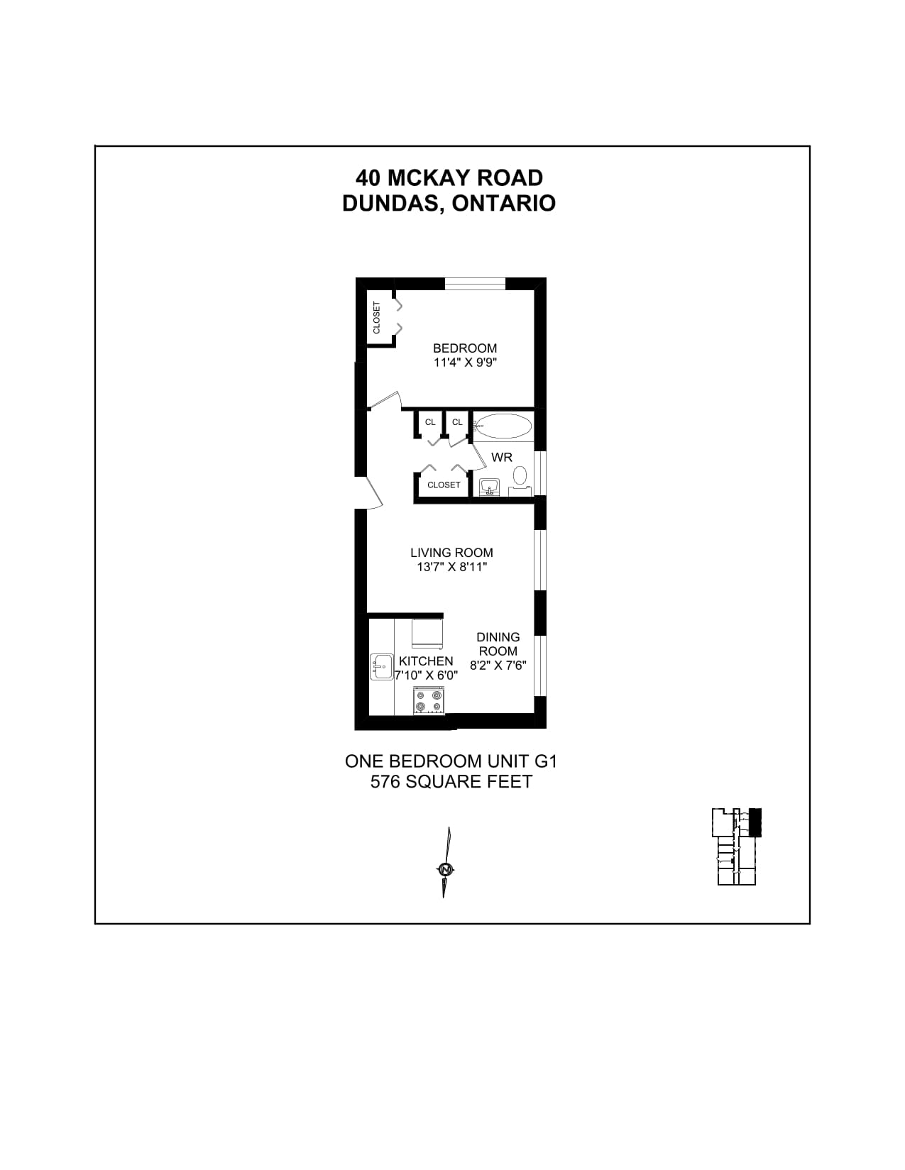 40 McKay Rd — 2 Bedroom 0105
