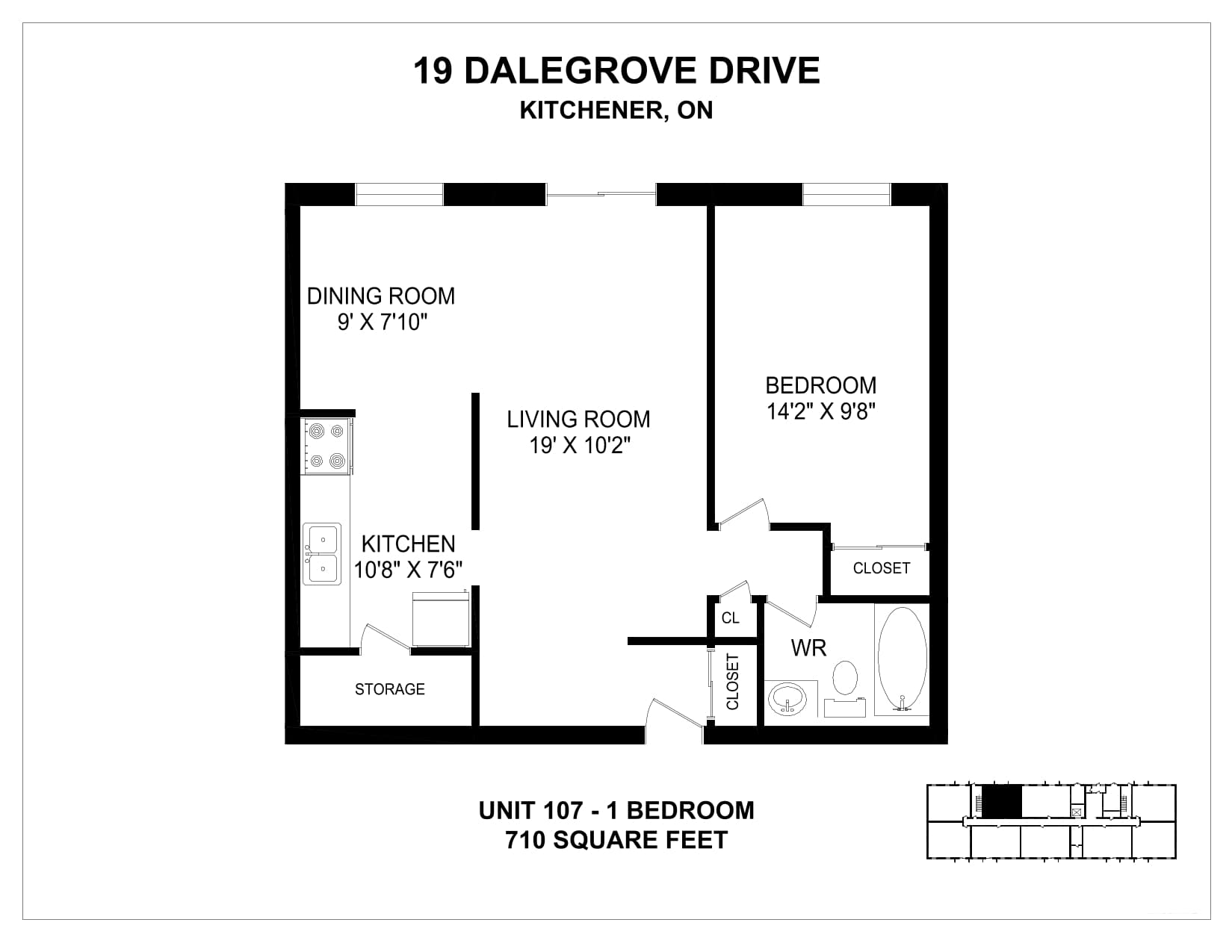 19-21 Dalegrove Drive — 1 Bedroom + Den 19-0507 - Photo 1