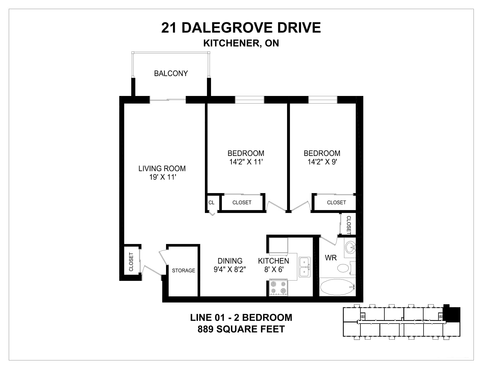 19-21 Dalegrove Drive — 1 Bedroom + Den 19-0507 - Photo 3