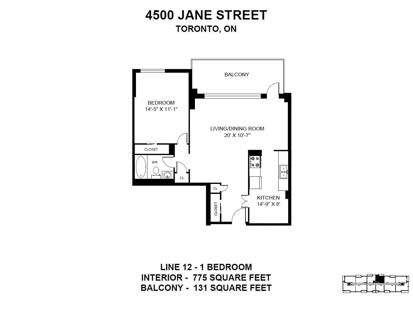 4500 Jane Street — 3 Bedroom 0604 - Photo 5