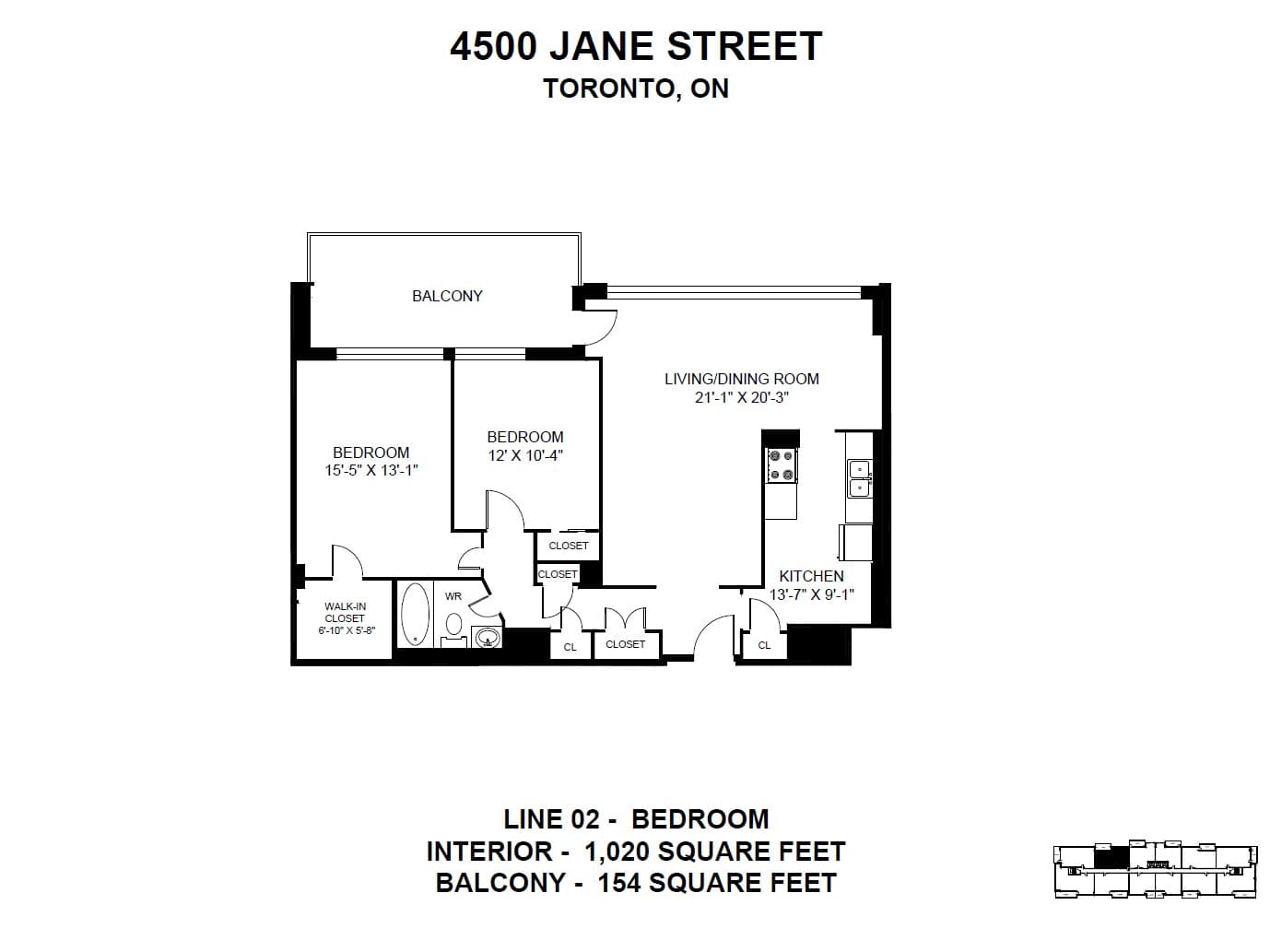 4500 Jane Street — 3 Bedroom 0604 - Photo 11