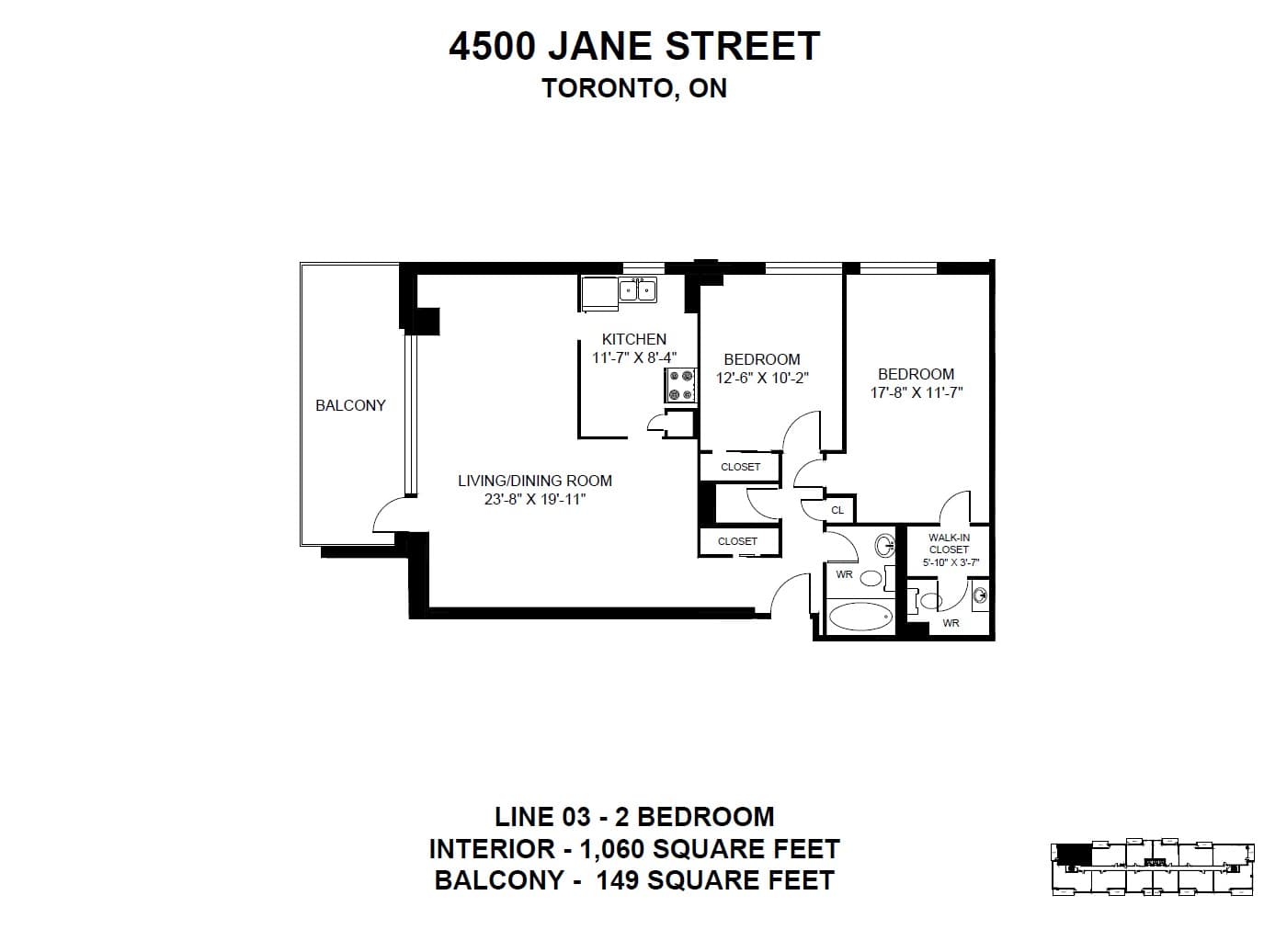 4500 Jane Street — 3 Bedroom 0604 - Photo 7