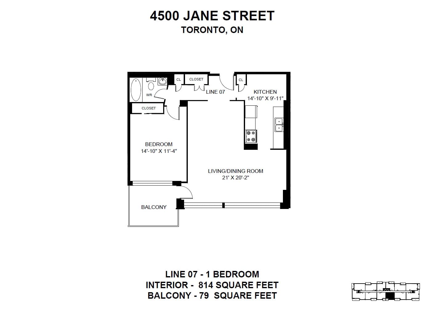 4500 Jane Street — 3 Bedroom 0604 - Photo 4