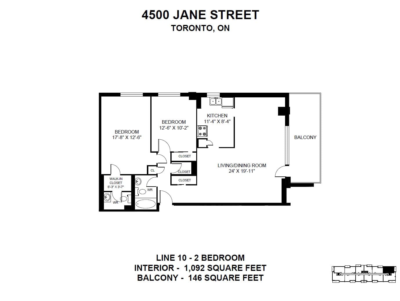 4500 Jane Street — 3 Bedroom 0604 - Photo 8
