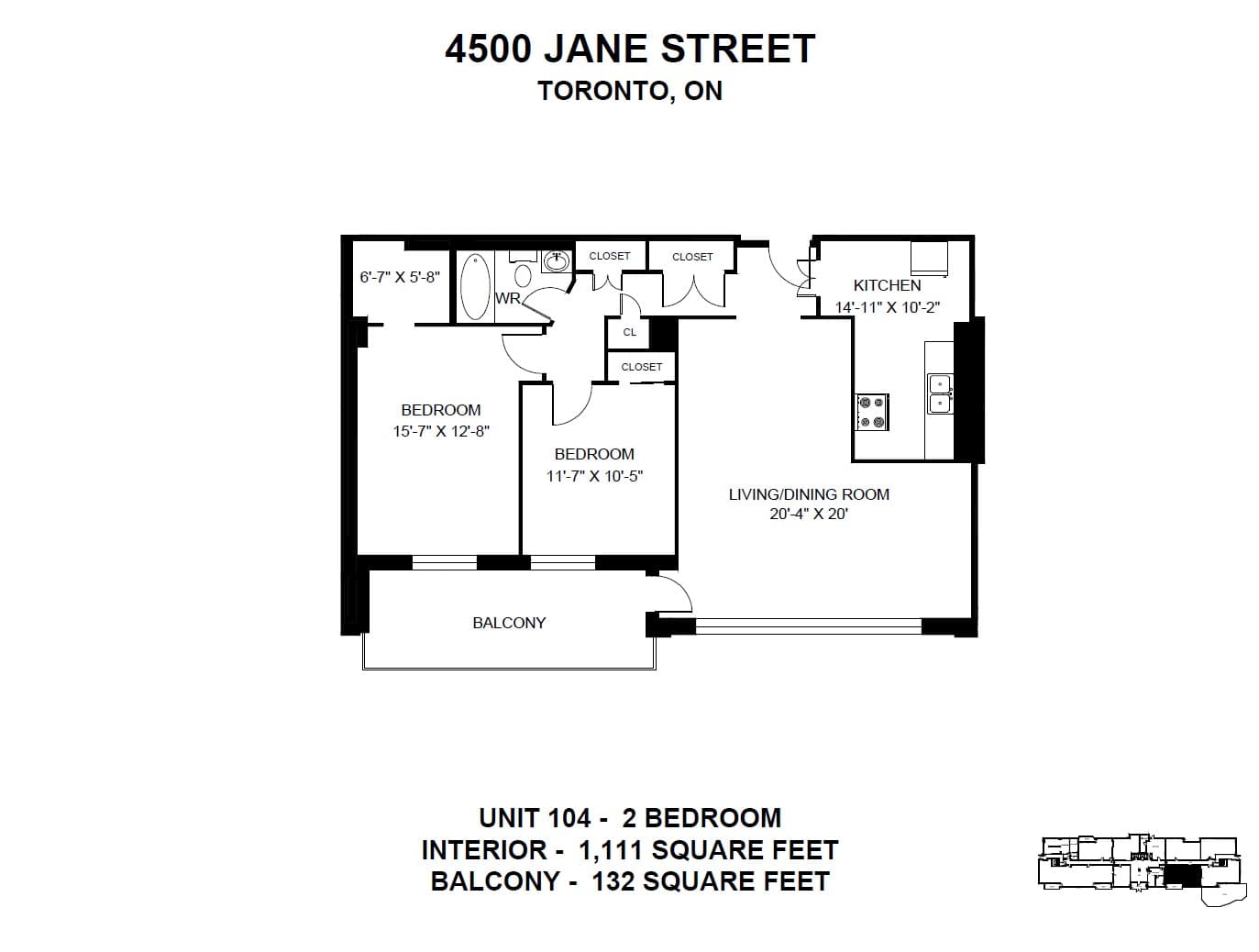 4500 Jane Street — 3 Bedroom 0604 - Photo 9