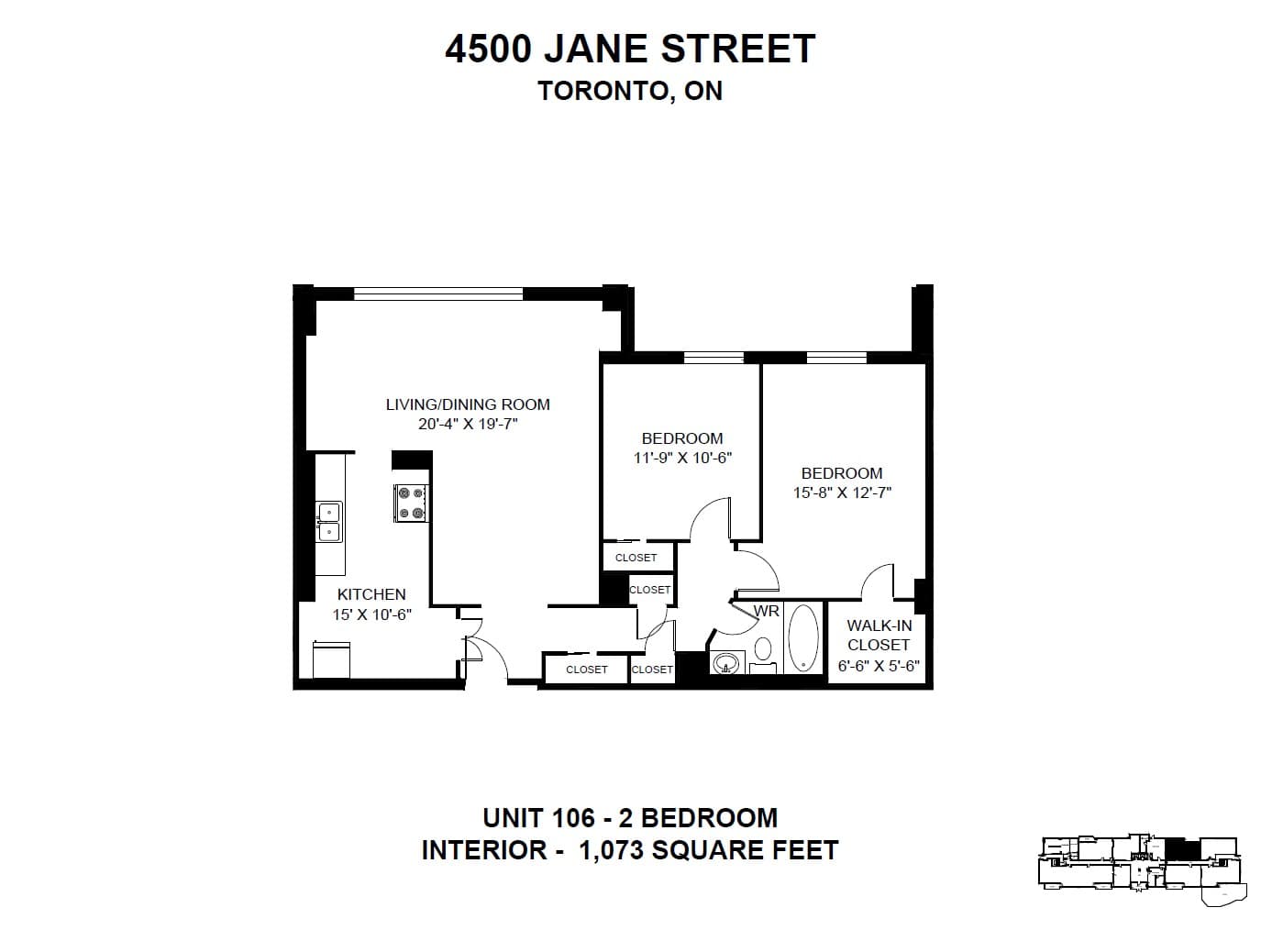 4500 Jane Street — 3 Bedroom 0604 - Photo 10