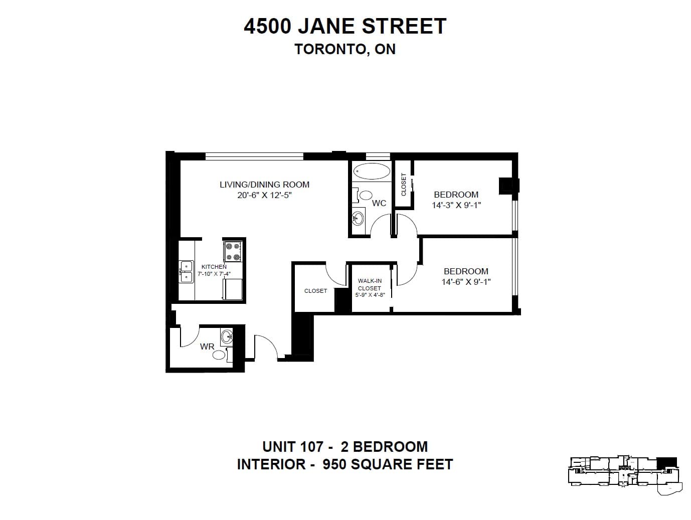 4500 Jane Street — 3 Bedroom 0604 - Photo 6