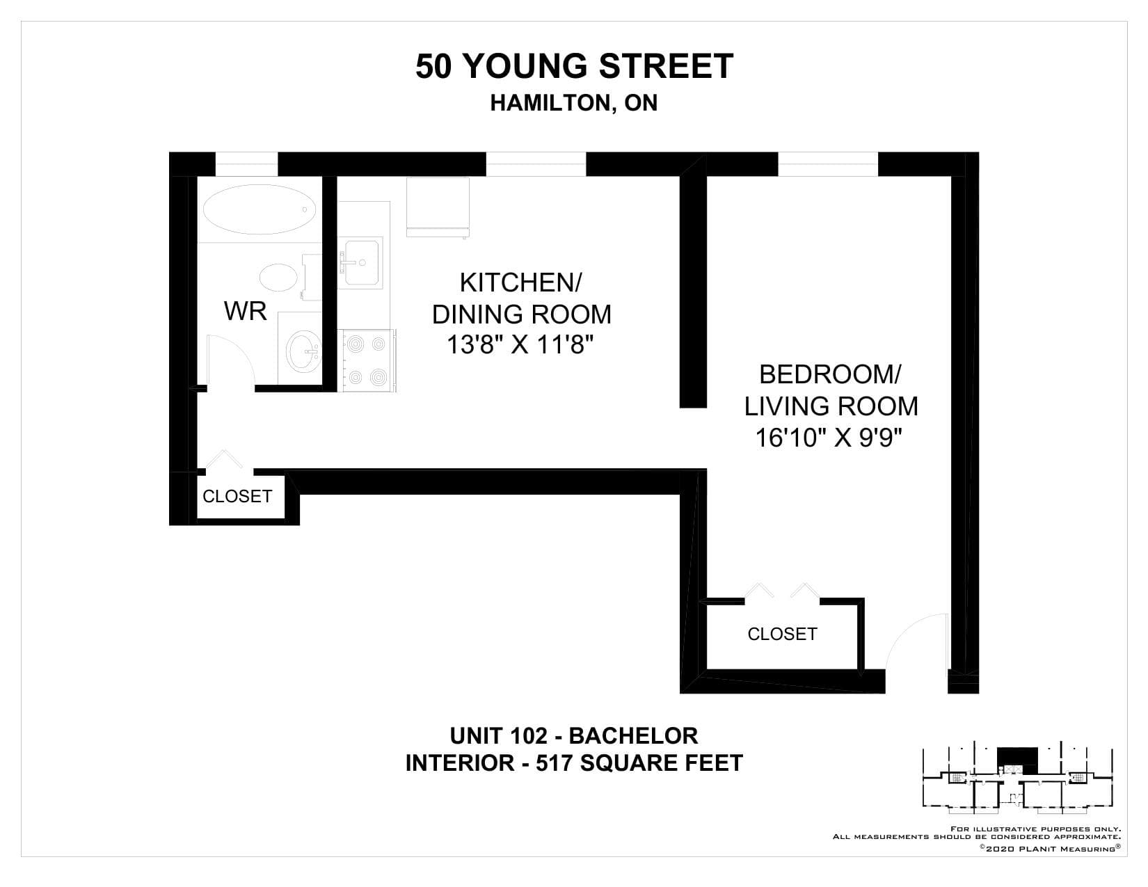 50 Young St — 3 Bedroom 0906