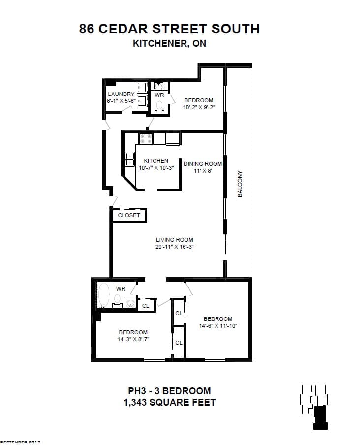 86 Cedar Street South — 2 Bedroom 0901 - Photo 12