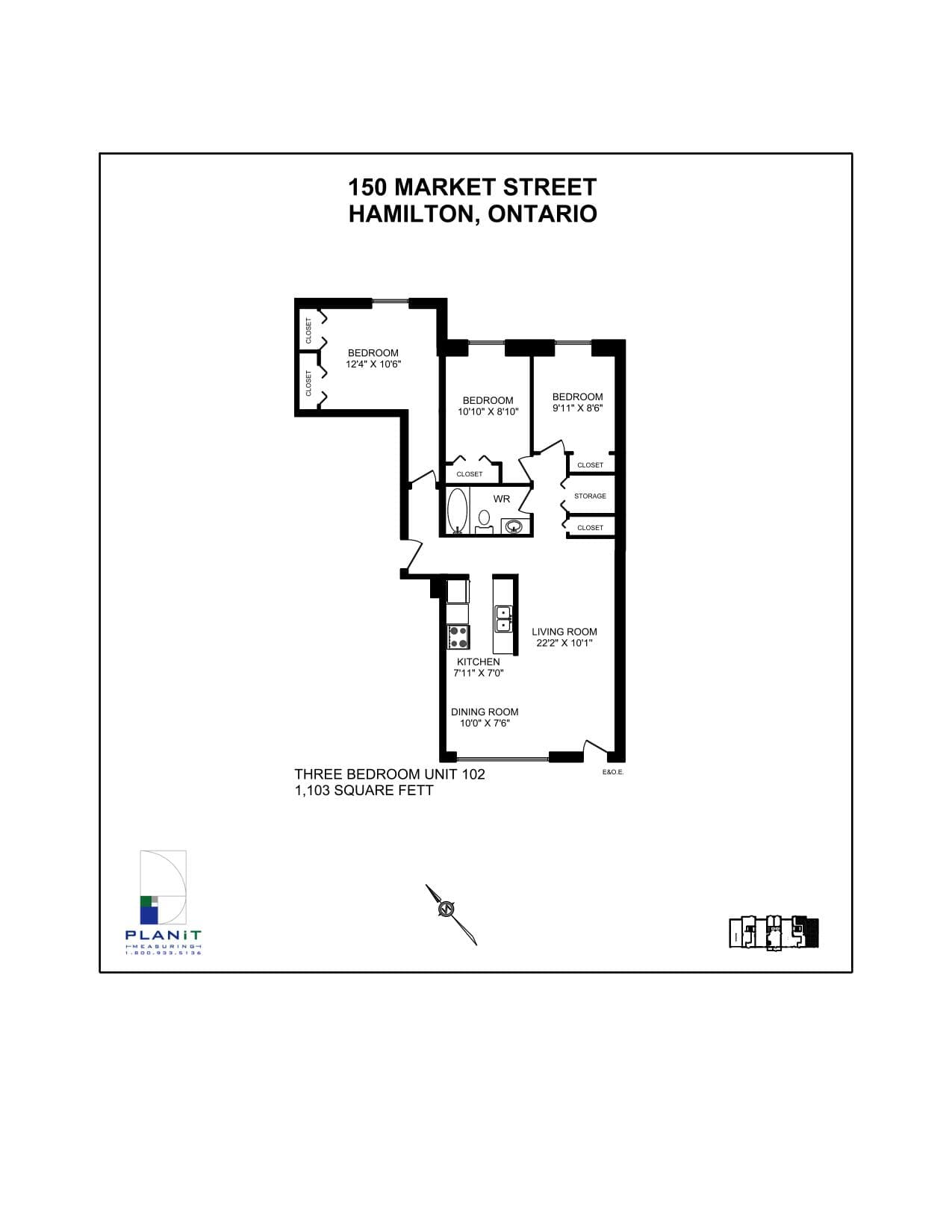 150 Market Street — 1 Bedroom 1004 - Photo 1