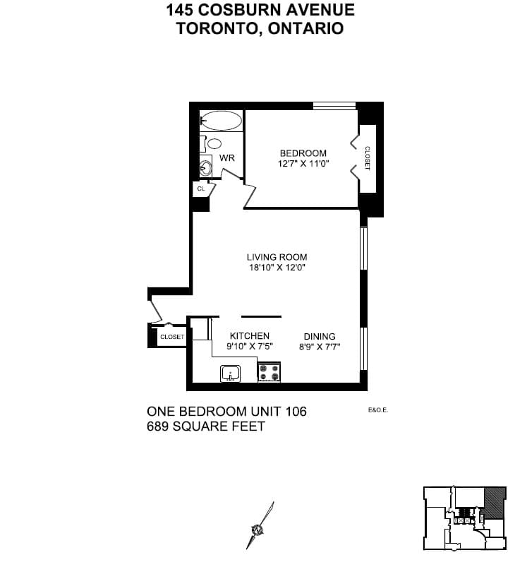 145 Cosburn Avenue — 1 Bedroom 00406 - Photo 6