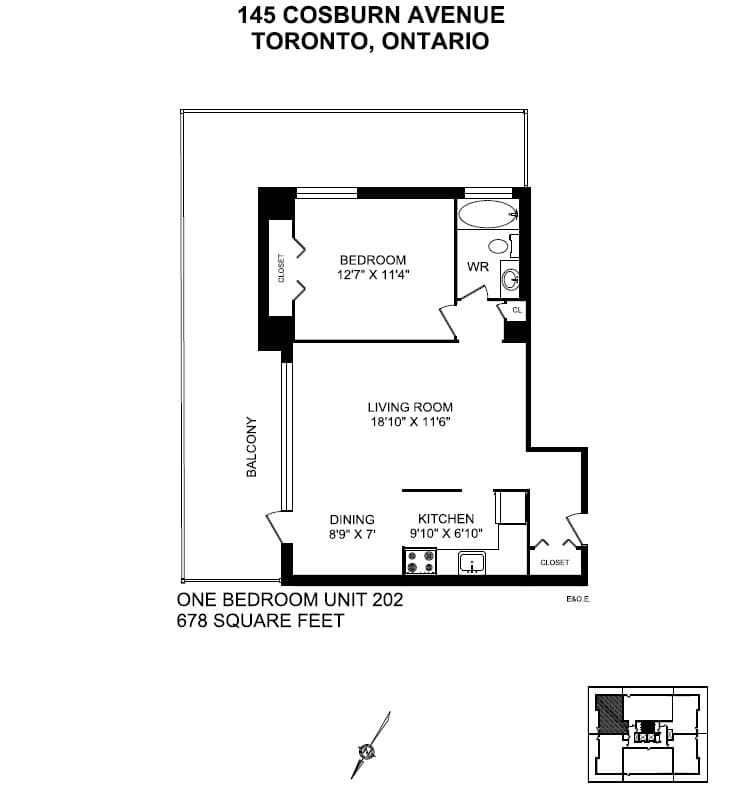 145 Cosburn Avenue — 1 Bedroom 00406 - Photo 7