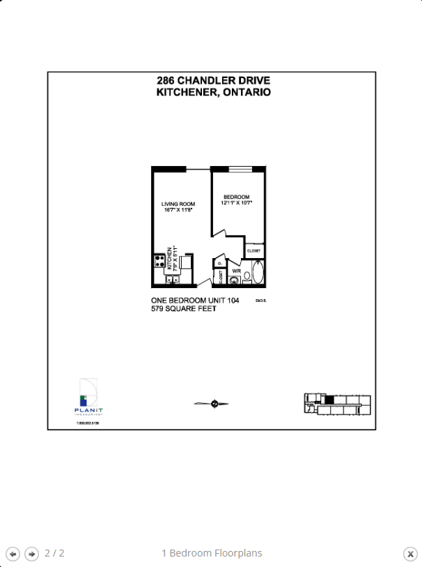 286 Chandler Drive — 2 Bedroom 0805 - Photo 2