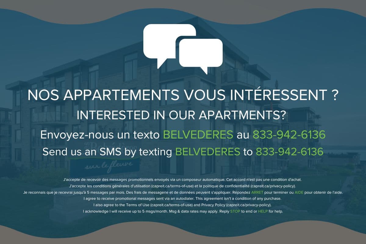 Les Belvédères sur le Fleuve Beauport Apartments — apartment/condo - Photo 8