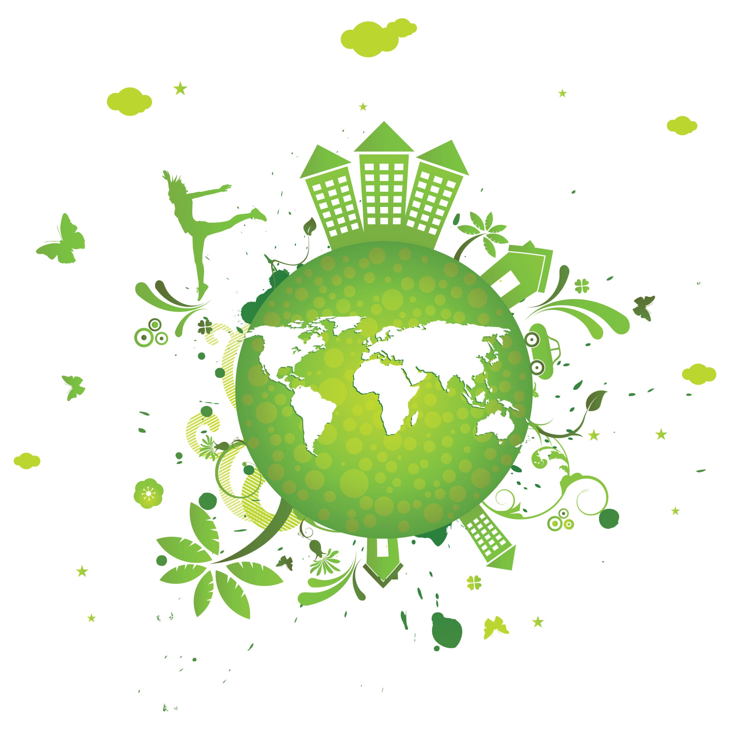 зеленый глобус