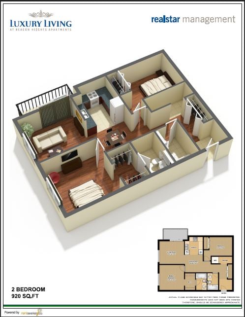 The Benefits of Renting A Two Bedroom Apartment 1